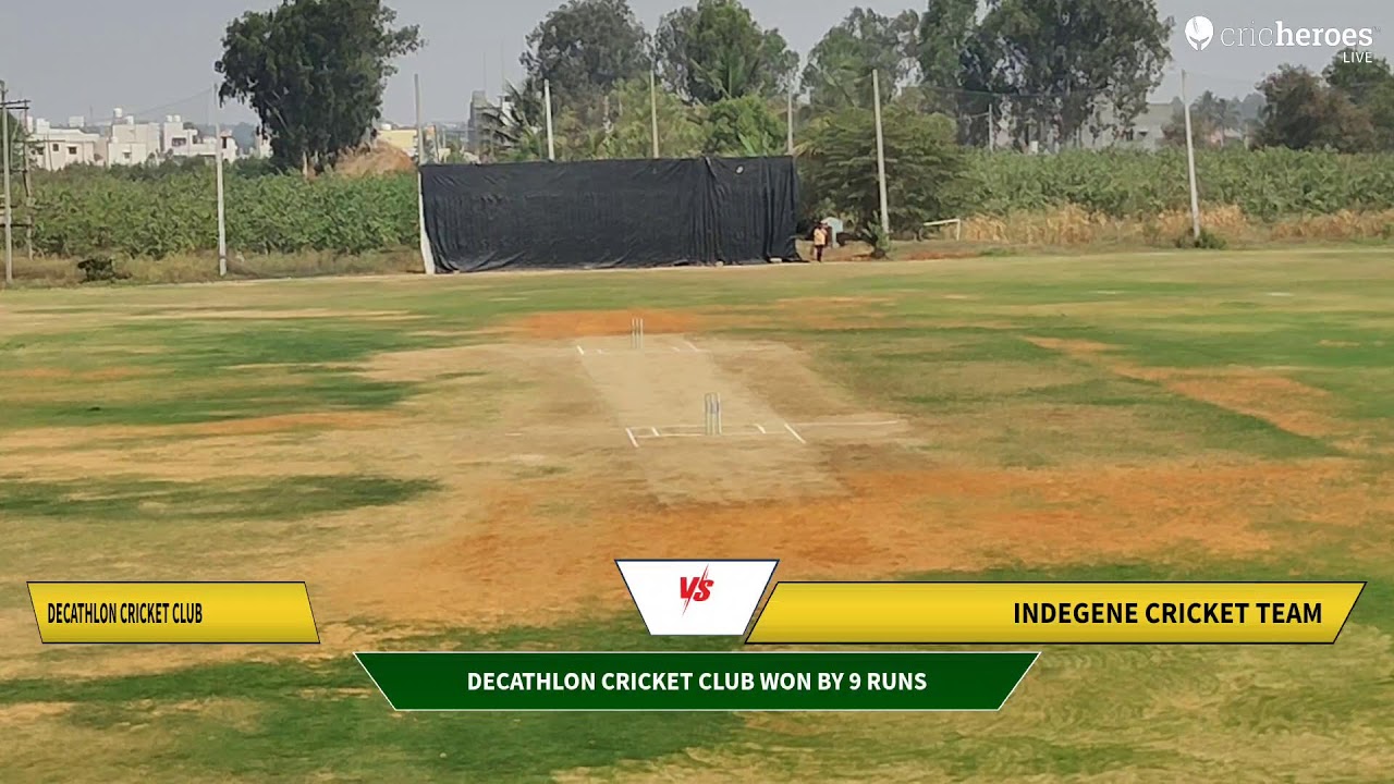 Indegene Cricket Team vs Decathlon Cricket Club live cricket match | IKIGAI Corporate T-20 Champion