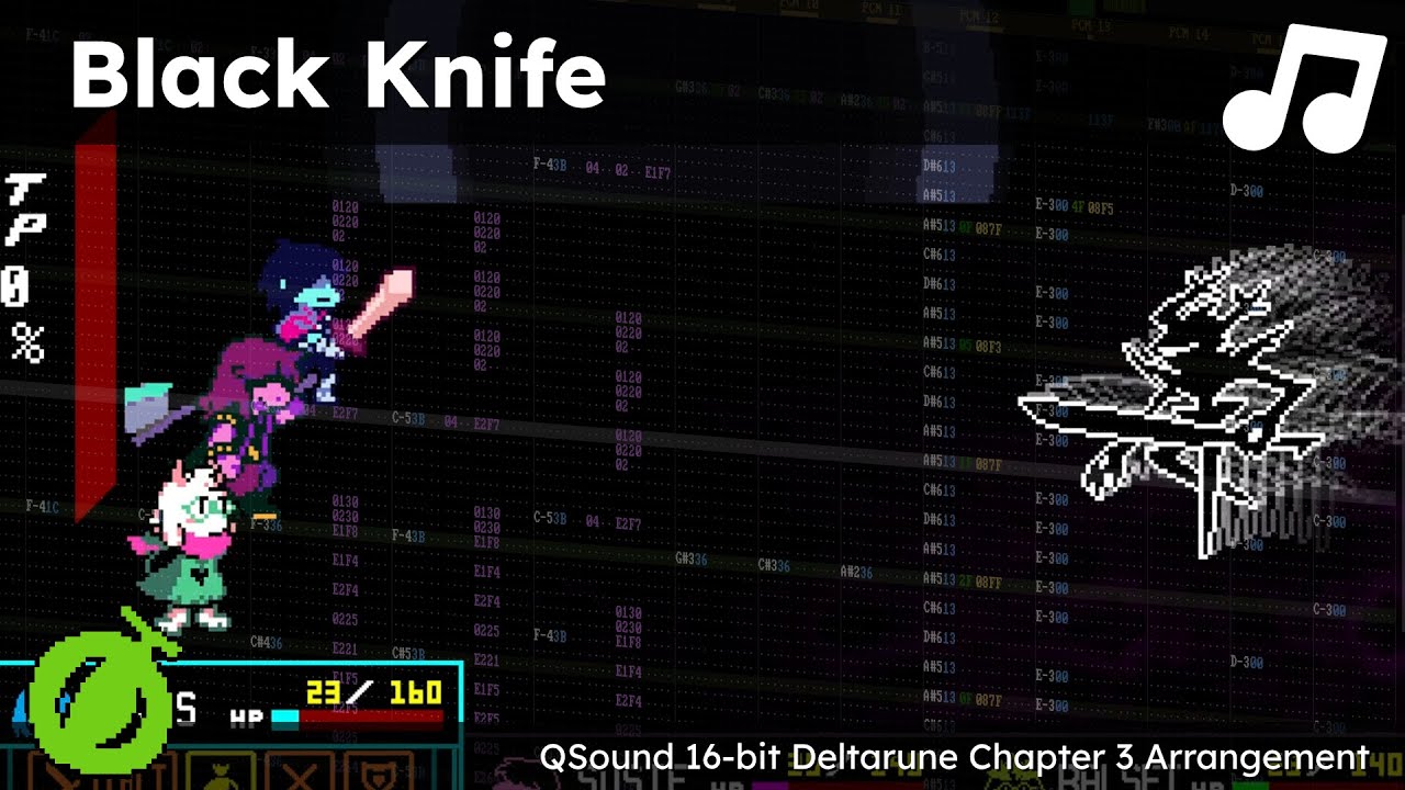 Deltarune Ch3 - Black Knife (Capcom QSound 16-bit Cover)