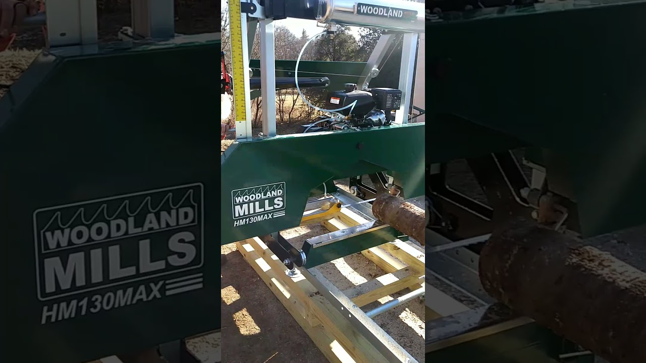 First Cut on Woodland Mills HM130MAX #Shorts #Short Northwind Garage Channel