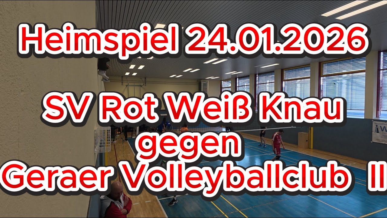 SV Rot Weiß Knau gegen Geraer Volleyballclub II