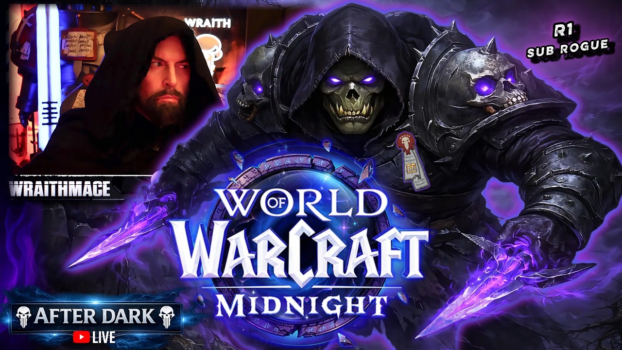 World of Warcraft Midnight After Dark LIVE | R1 Sub Rogue Push to 90 Before PvP Season : 3-13