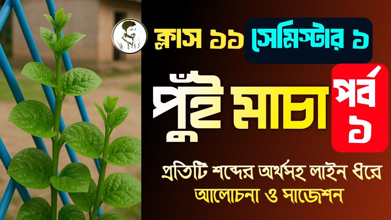 Class 11 Sem 1 : পুঁইমাচা গল্পের আলোচনা ও সাজেশন ||  Pui mancha by Bibhutibhushan