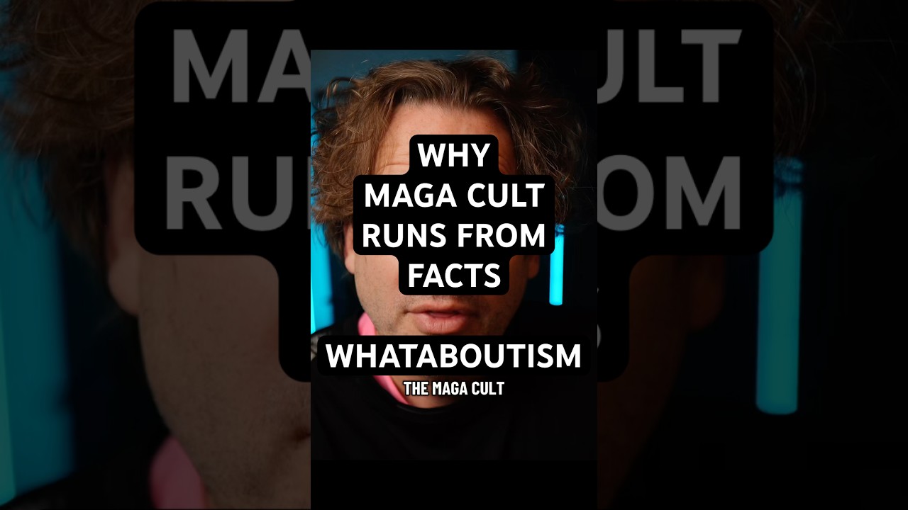 MAGA Cult Runs From Facts - Whataboutism #psychology #politics #trump