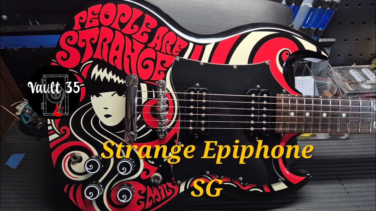 EP64.5 Epiphone the Strange. Epiphone SG guitar repair and setup Pt1.