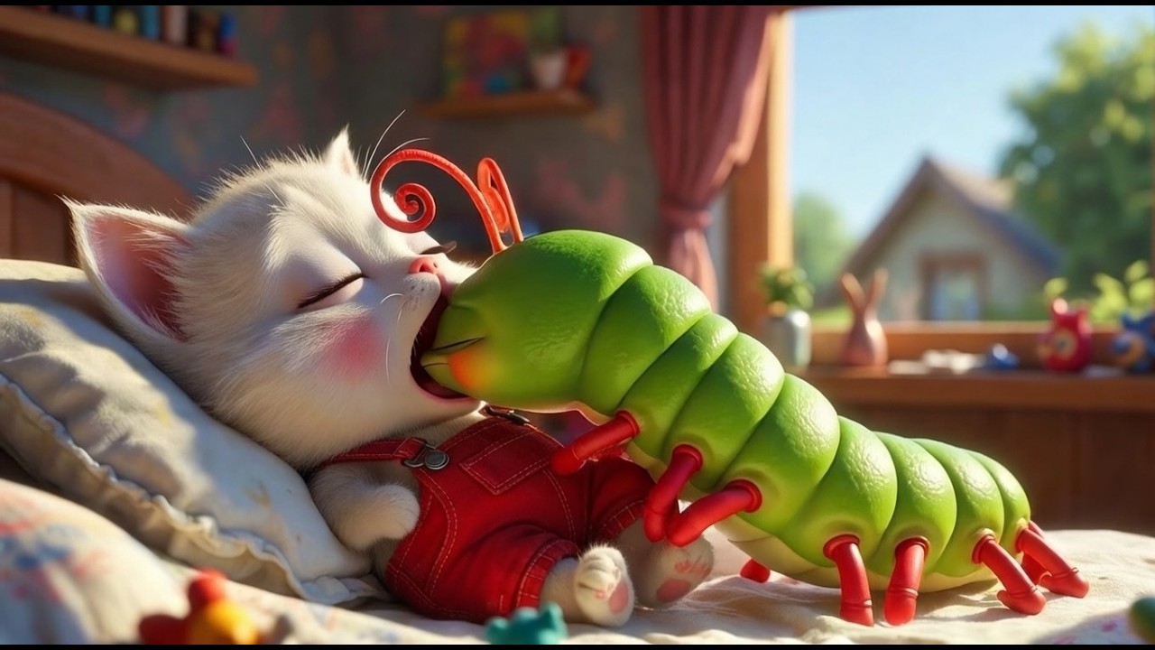😱 OH NO! The Kitten Is in HUGE Trouble 🐛Little Kitten’s Shocking Bug Adventure 🥺 You won’t believe!!