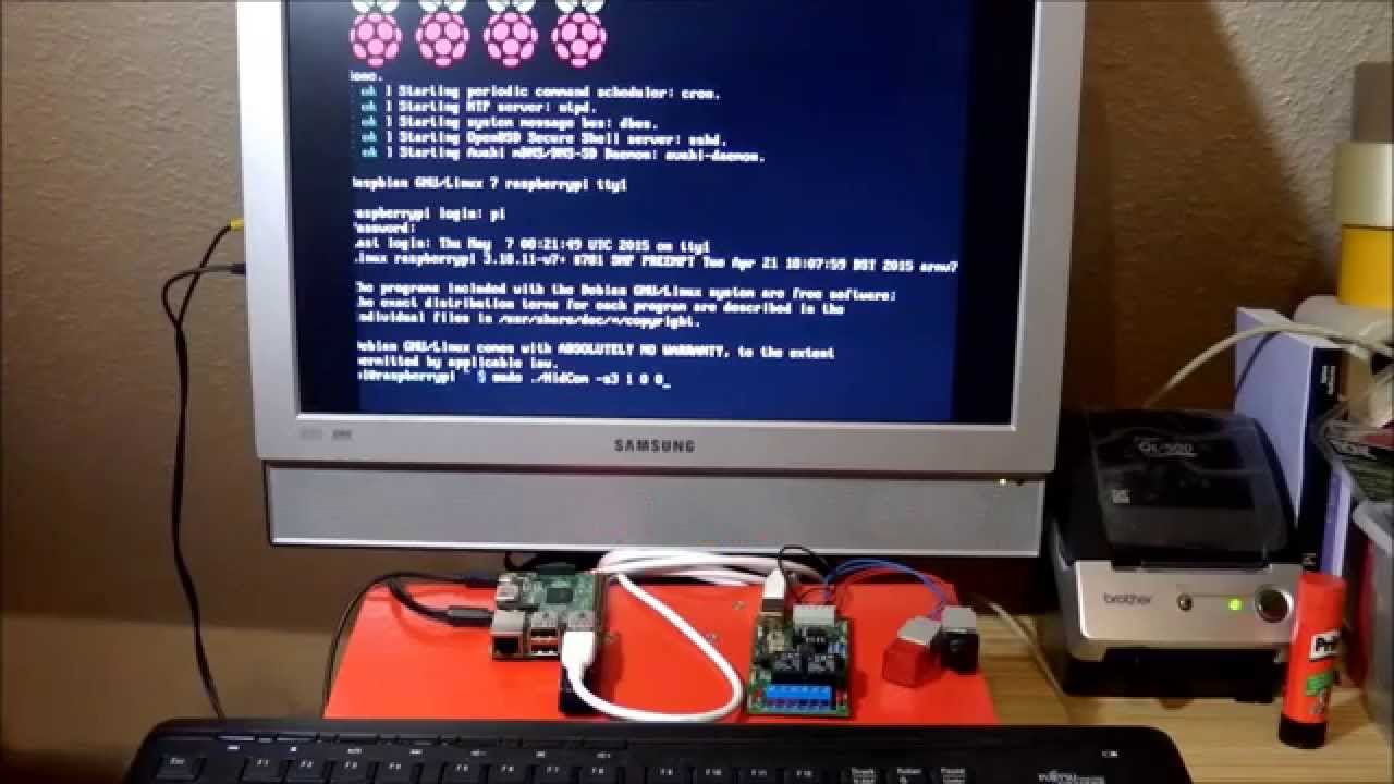 USB Relay module and the RaspberryPi