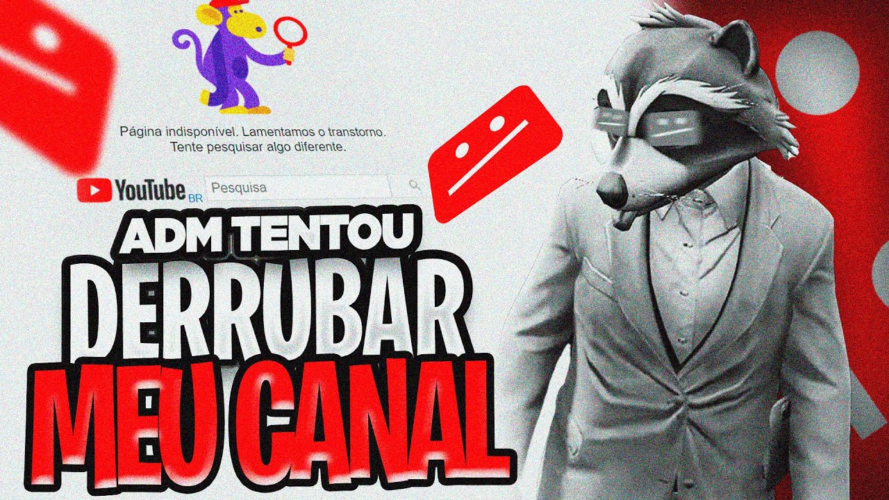 ADMS LIXO DENUNCIARAM MEU CANAL PARA O YOUTUBE DERRUBAR GTA RP ( TENTARAM DERRUBAR O VIDEO )