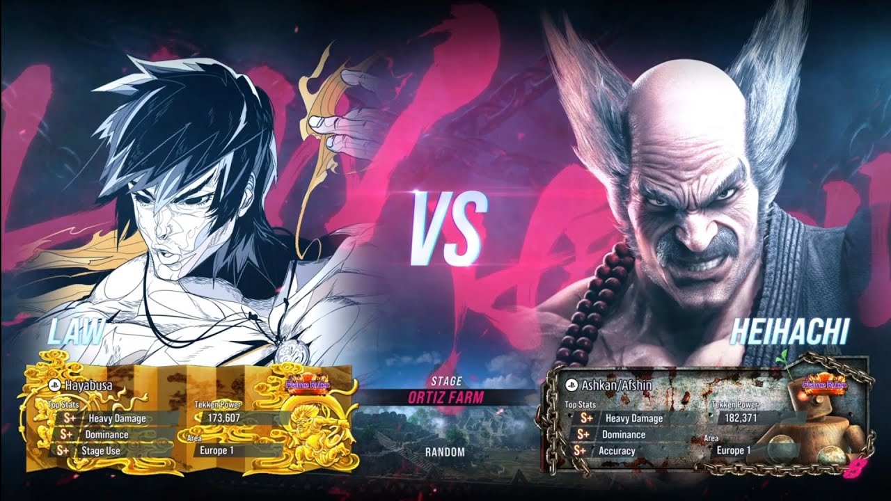 Tekken 8 Heihachi Mishima vs Marshall Law rich guy vs poor guy TEKKEN&trade;8 