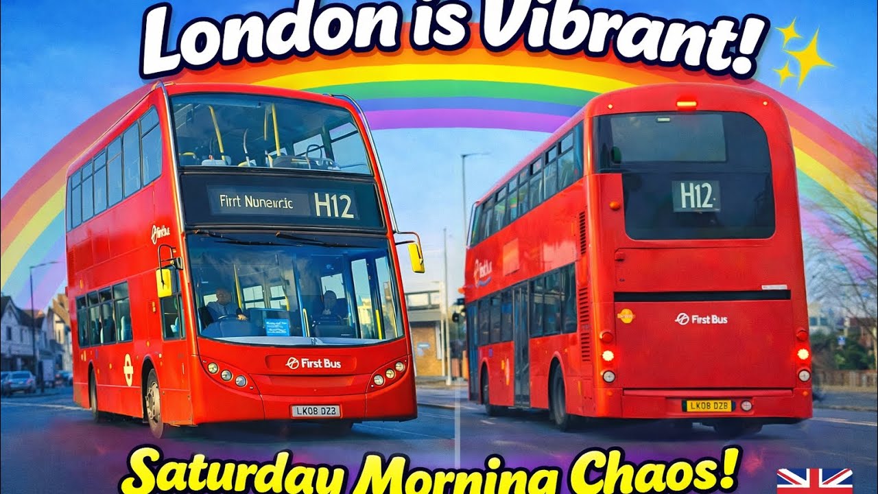 Exploring London by Bus on a Quiet Saturday Morning