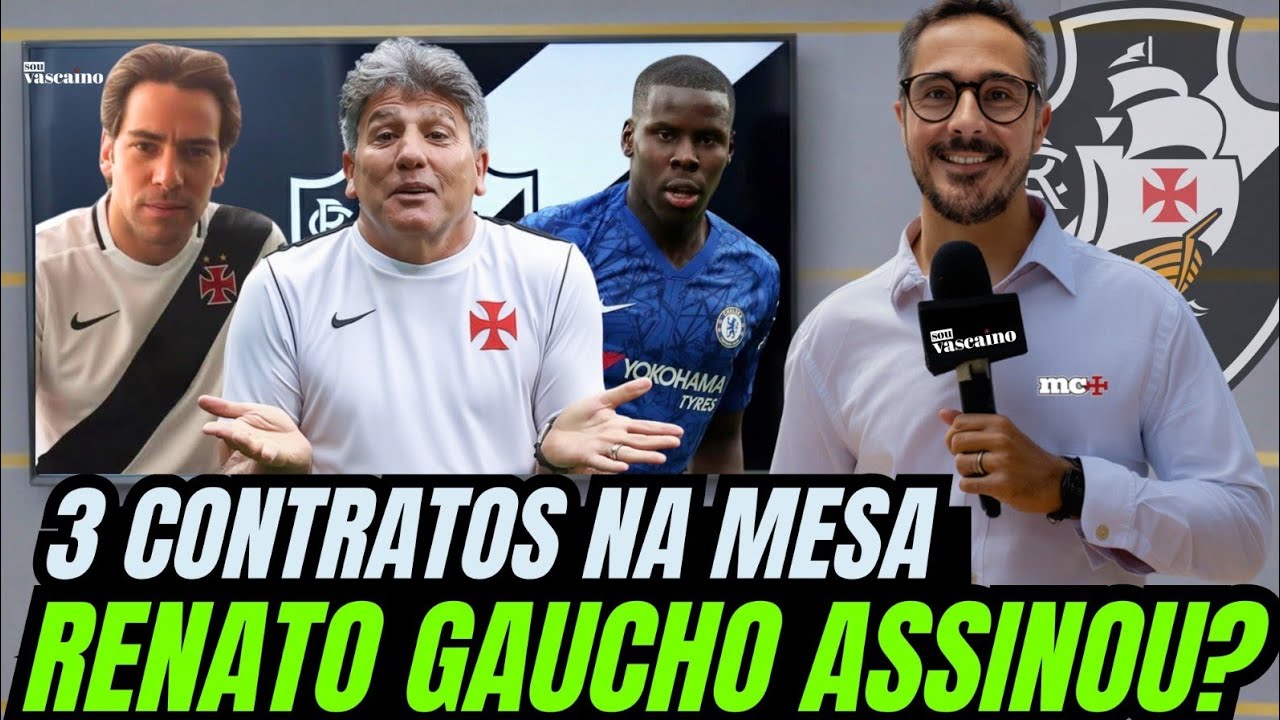 EXCLUSIVO: RENATO ASSINOU COM O VASCO E LAMMACHIA JÁ TEM DATA PRA COMPRAR A SAF? ZOUMA VAI FECHAR?