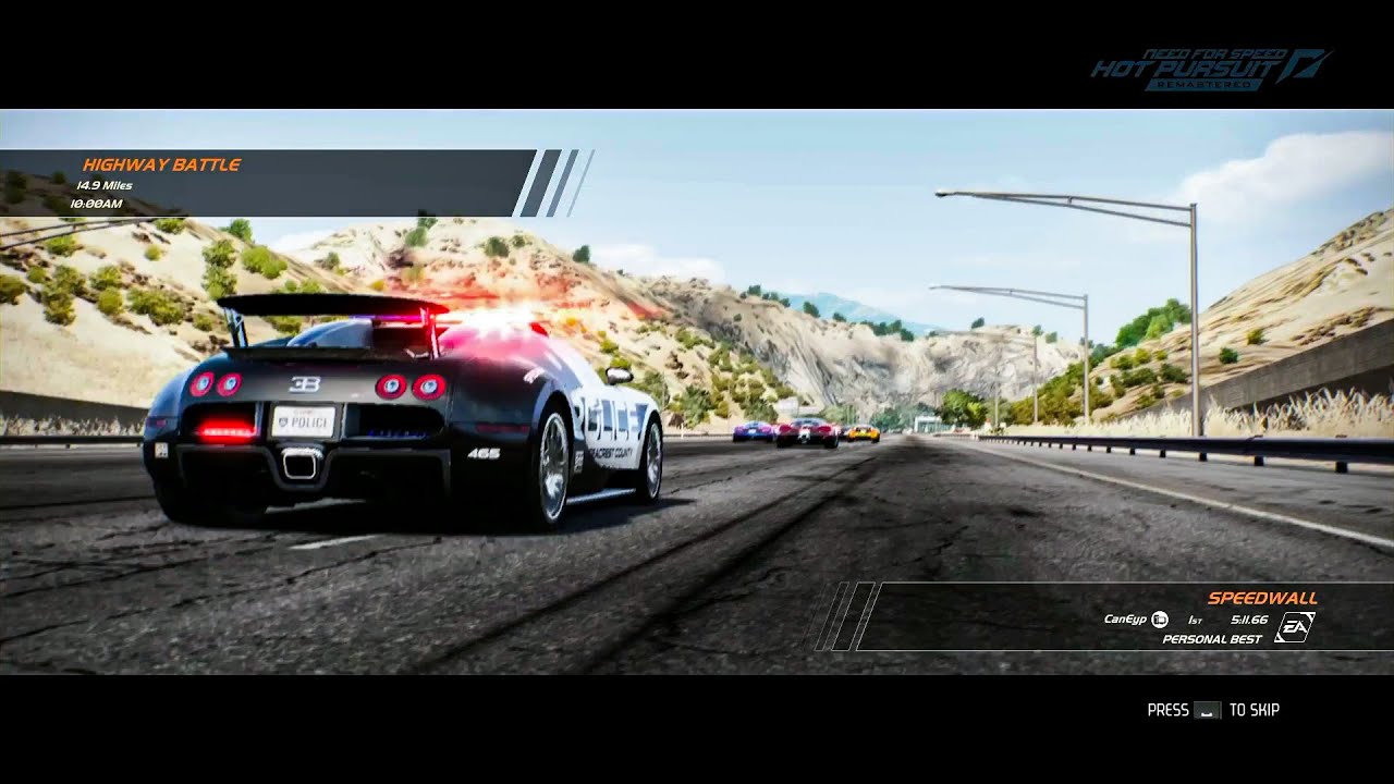 Need For Speed Hot Pursuit Remastered - Escape Traffic Police & Highway Battles