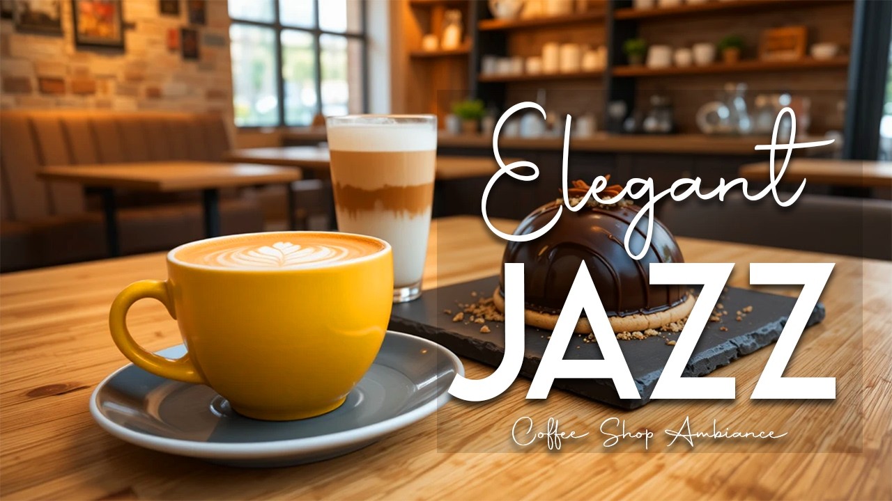 Elegant Jazz Music ☕ Relaxing Bossa Nova & Smooth Jazz Instrumental for Positive Vibes and Focus