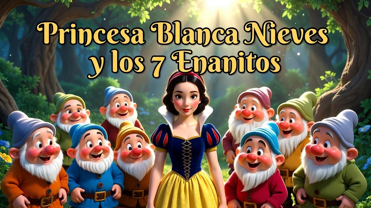 Princesa Blanca Nieves y los 7 Enanitos - Cuento infantil #cuentodehadas #princess #cuentos
