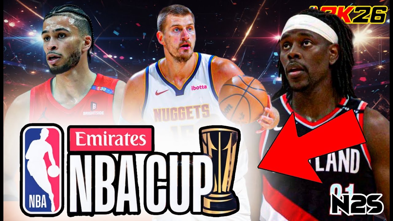 EMIRATES CUP - NUGGETS vs BLAZERS - FULL GAME - 4K REALISTIC - NBA 2K26