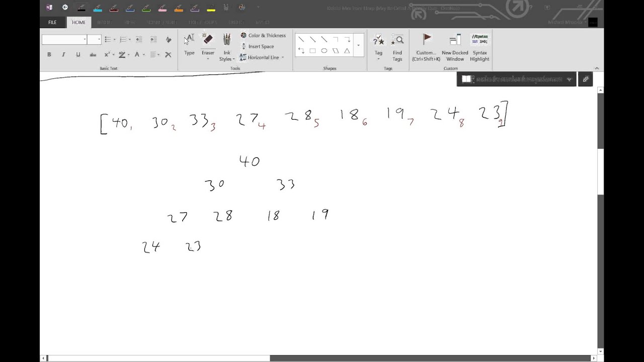 Delete Max from Priorty Queue Heap