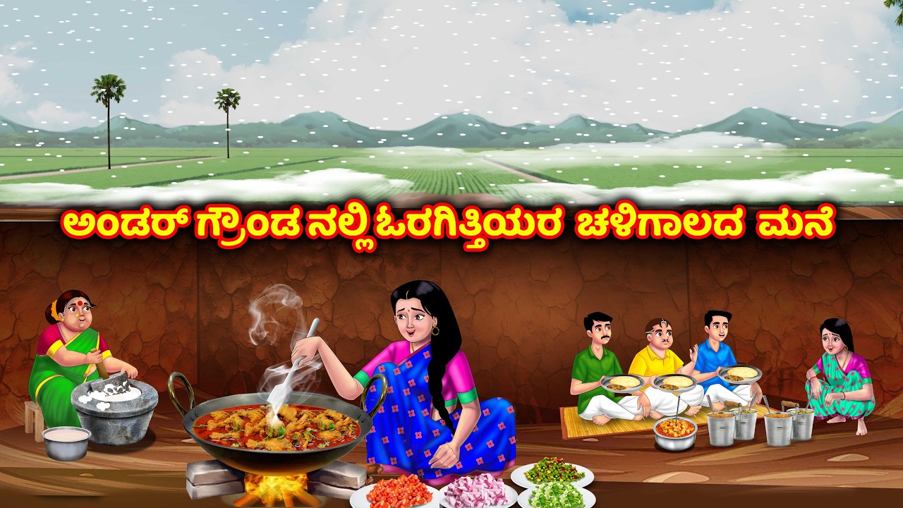 ಭೂಗತದಲ್ಲಿ ಸೊಸೆಯಂದಿರ ಮನೆ Atte vs sose kathegalu | Kannada moral stories | Anamika kannada stories