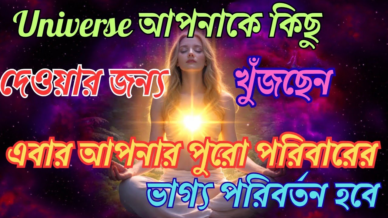 Universe আপনাকে কিছু দিতে চায়,যা আপনার পুরো পরিবারের ভাগ্য পরিবর্তন করবে।বার্তাটি এড়িয়ে যাবেন না।