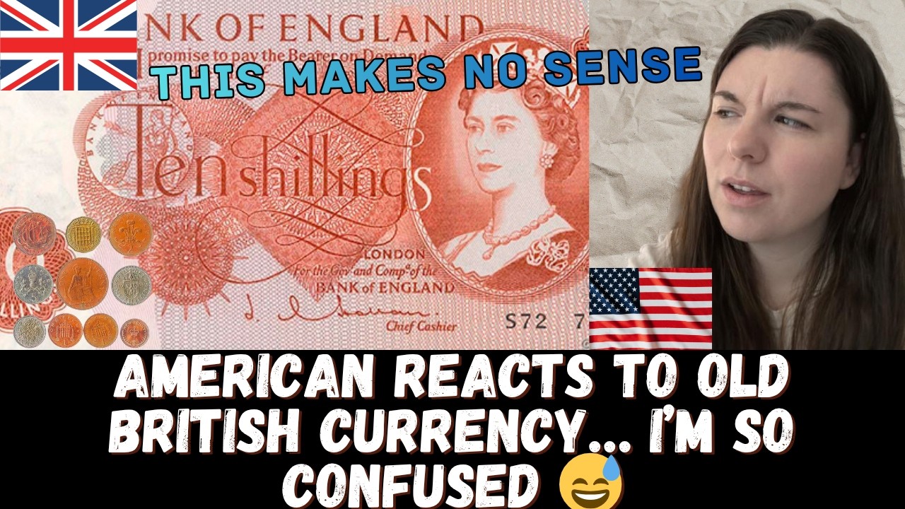 American Reacts to Old British Currency&hellip; I&rsquo;m So Confused 😅