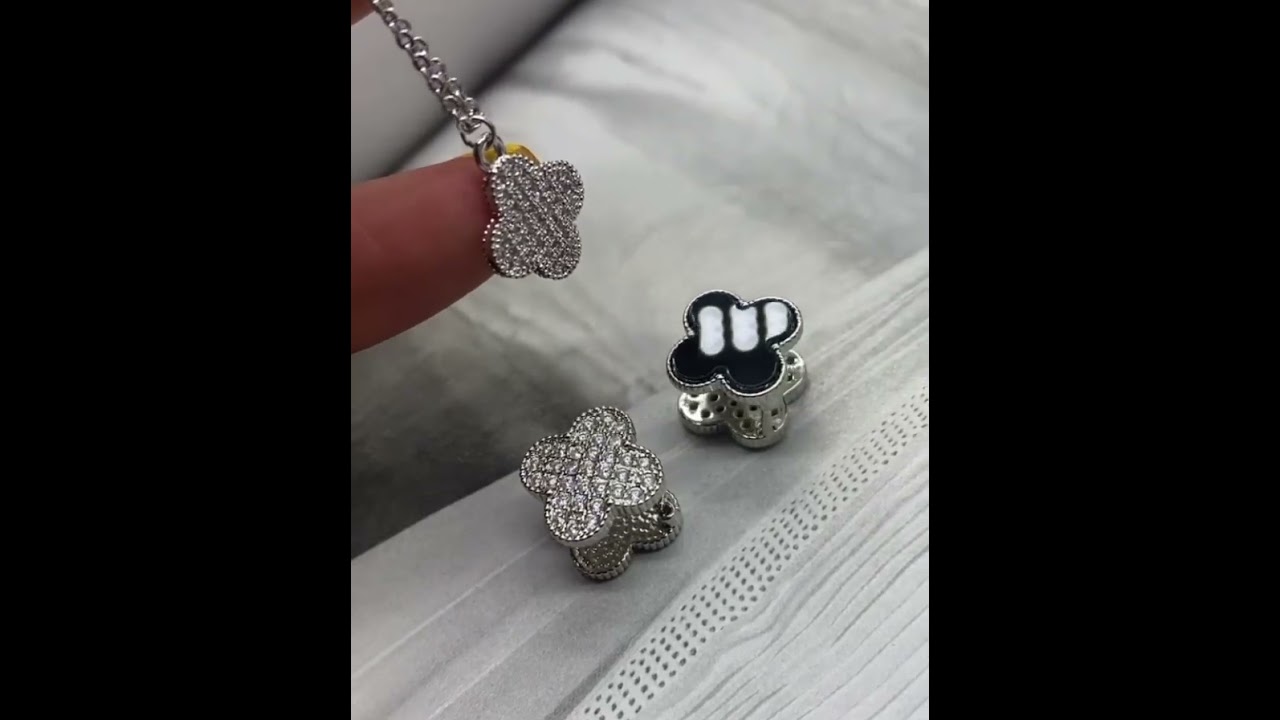 Серьги Zirconia Black ✔