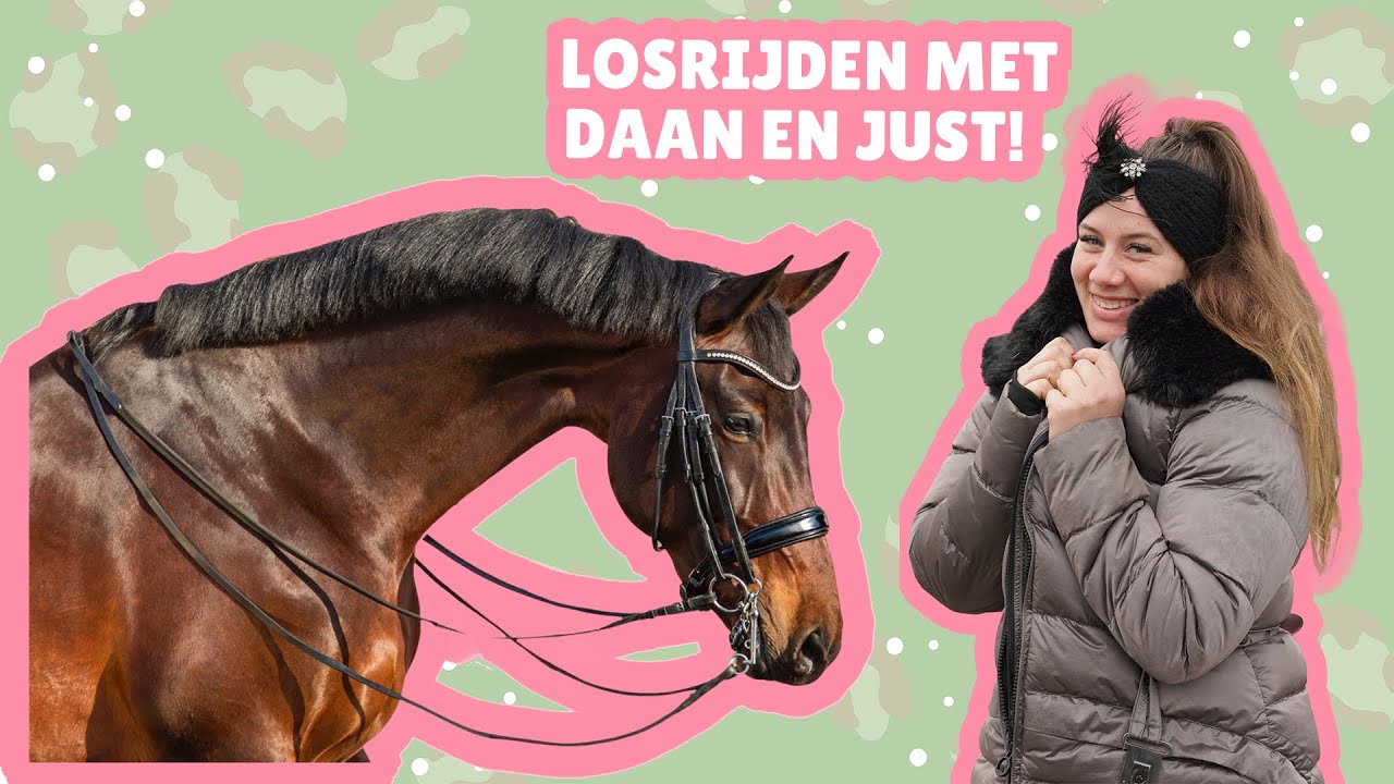 Hoe rijden Daan en Just Los | Losrijden | Les van je zus * Manege de Arckelhoeve *