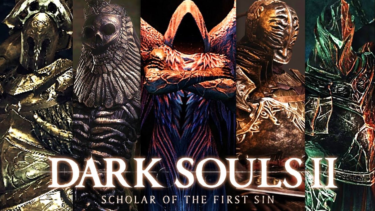 DARK SOULS 2 - TODOS LOS JEFES // ALL BOSSES 4K 60FPS