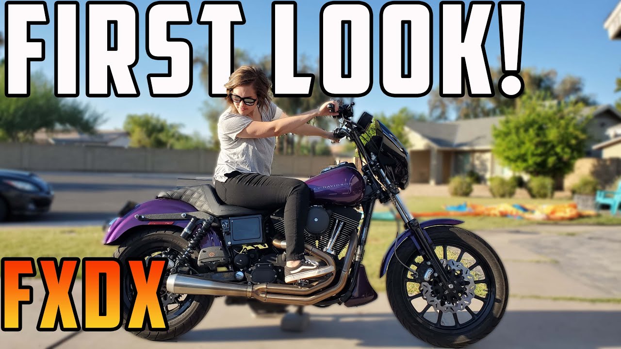 First Look: 2000 Harley Davidson Dyna FXDX Super Glide Sport Walk Around, Cold Start Bassani Exhaust