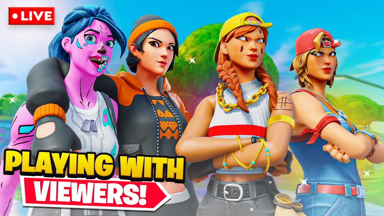 🔴 LIVE - FORTNITE PLAYING WITH VIEWERS! (Squads, Creative & MORE)