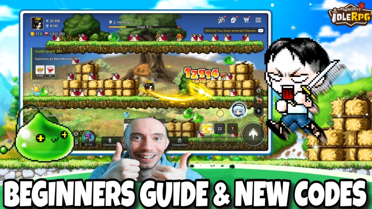 BEST Beginners Guide & Codes MapleStory Idle RPG