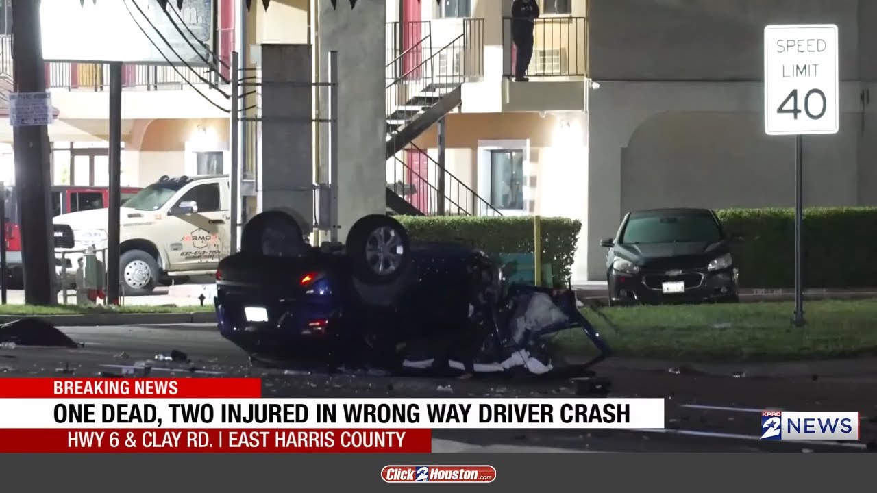One dead, two injured in wrong way driver crash