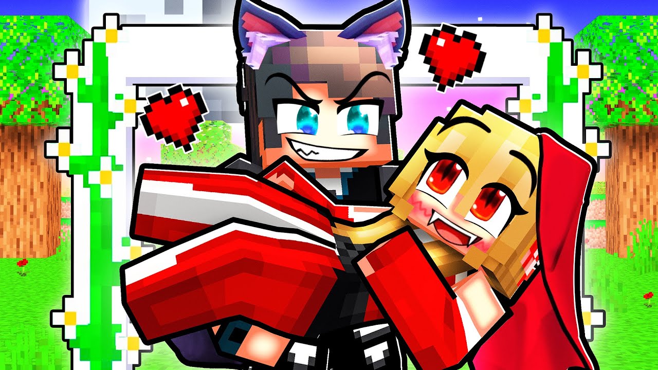 A WEREWOLF and VAMPIRES Forbidden MARRIAGE in Minecraft!