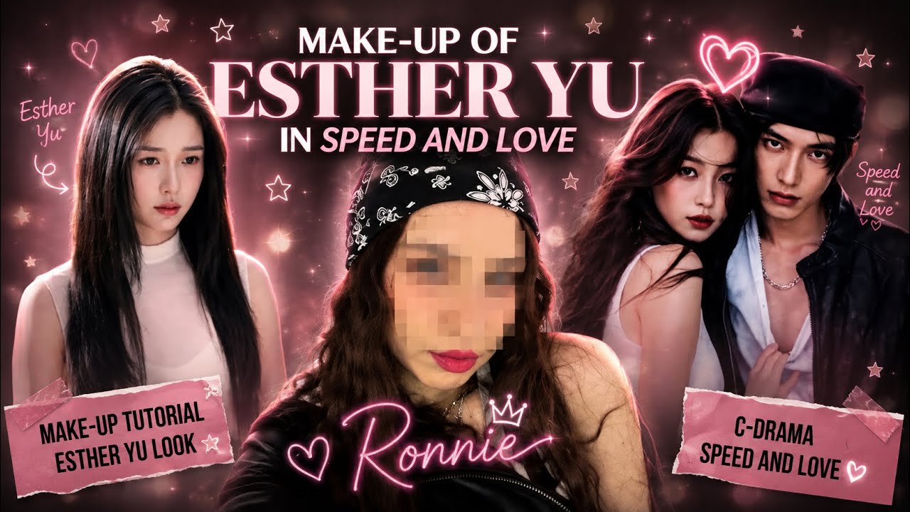 I try to put on makeup like Esther Yu in Speed and Love💄🎀💗 | 𝚁𝚘𝚗𝚗𝚒𝚎ᢉ𐭩 