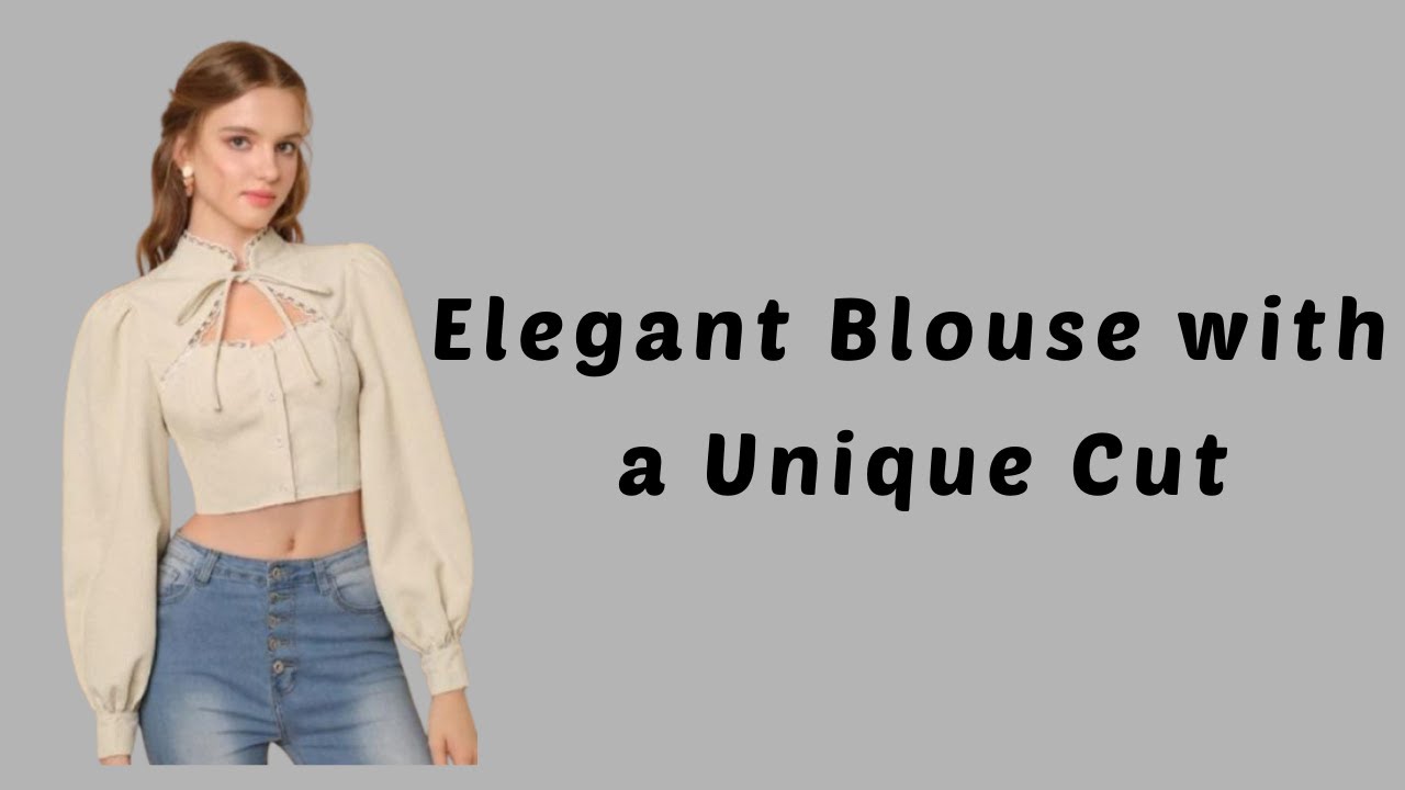 Designing Elegant blouse 