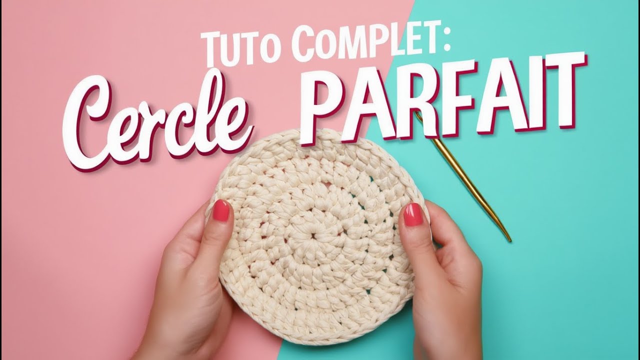 Le Cercle PARFAIT au Crochet : Tuto COMPLET pour un Cercle Plat en 4 Rangs