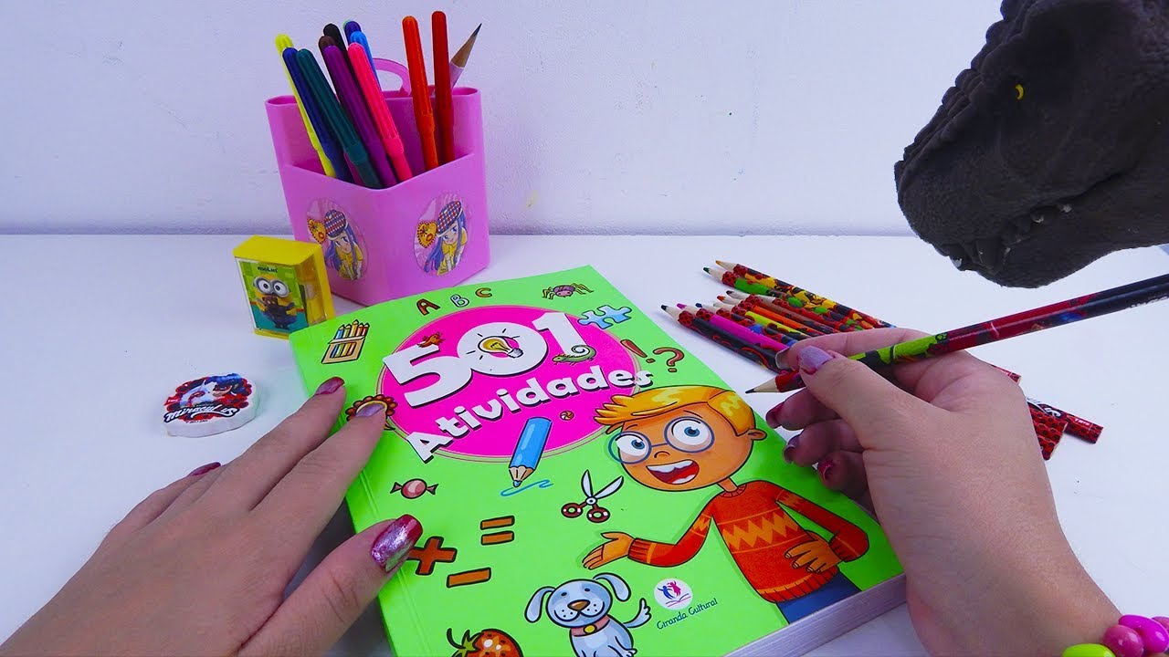Doutora Kids Brincando De Fazer Atividades do Livro de 501 Atividades