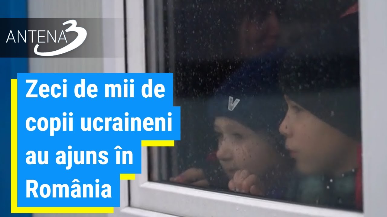 Zeci de mii de copii ucraineni au ajuns în România