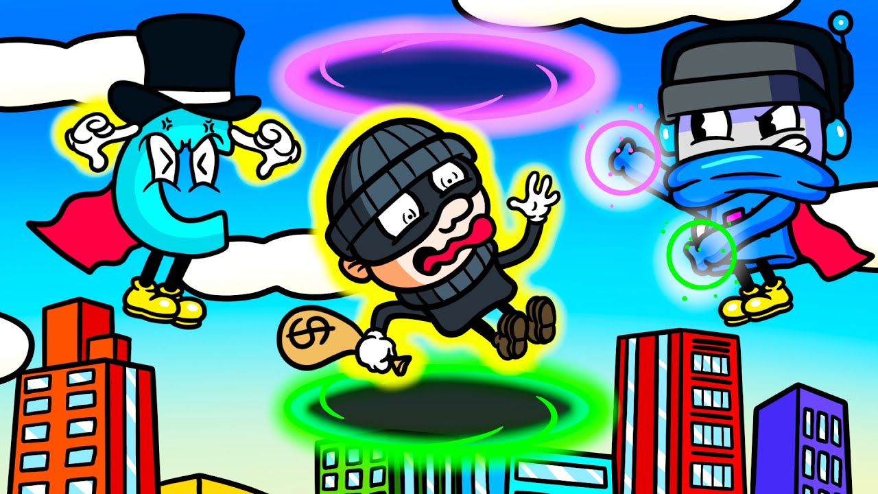 We Use Telekinesis and Portals to Catch Dumb Criminals in The Super Hero League
