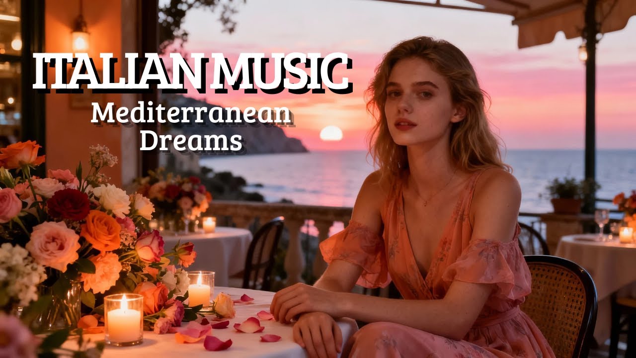 Mediterranean Serenity 🎶 Italy Relax Vibes for 2+ Hours Amalfi Coast & Lake Como
