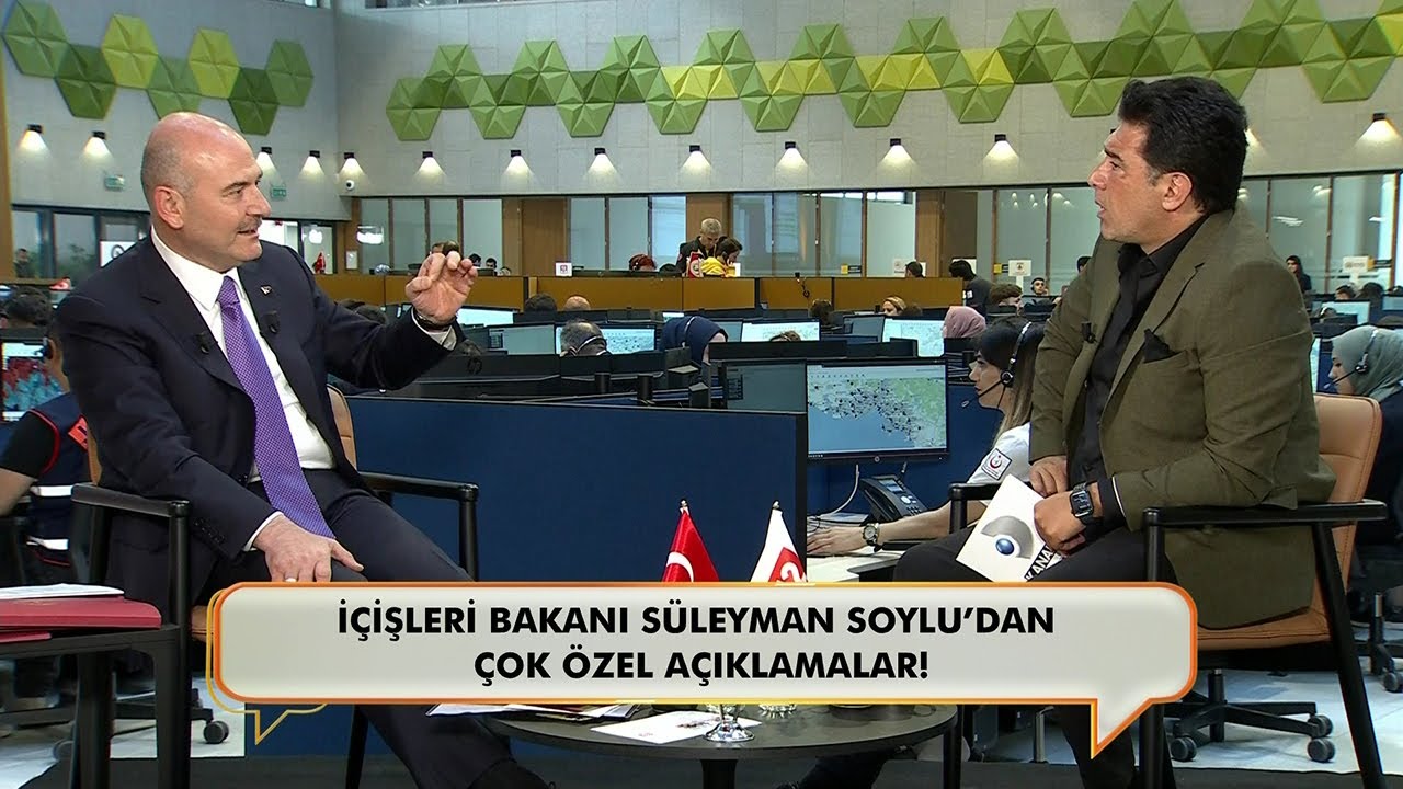 Neler Oluyor Hayatta'ya konuk olan İçişleri Bakanı Süleyman Soylu özel açıklamalarda bulundu!