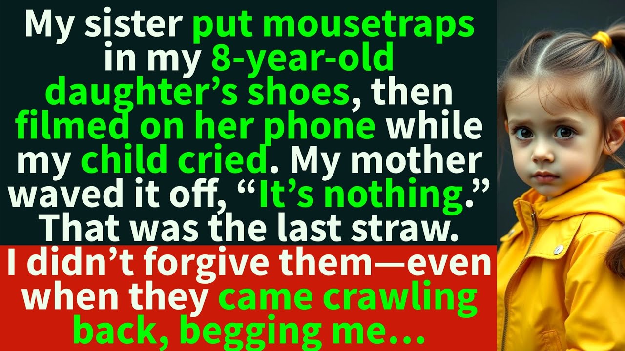 My sister put mousetraps in my 8-year-old’s shoes, then filmed her. “It’s nothing,” my mom said…