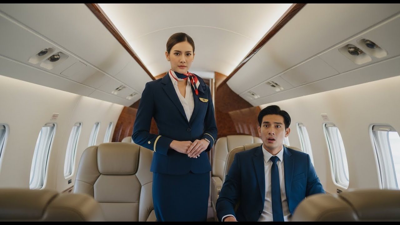 บนเครื่องบินส่วนตัว… เขาไม่รู้เลยว่าแอร์โฮสเตสคนนั้น คือภรรยาที่เขาหย่า
