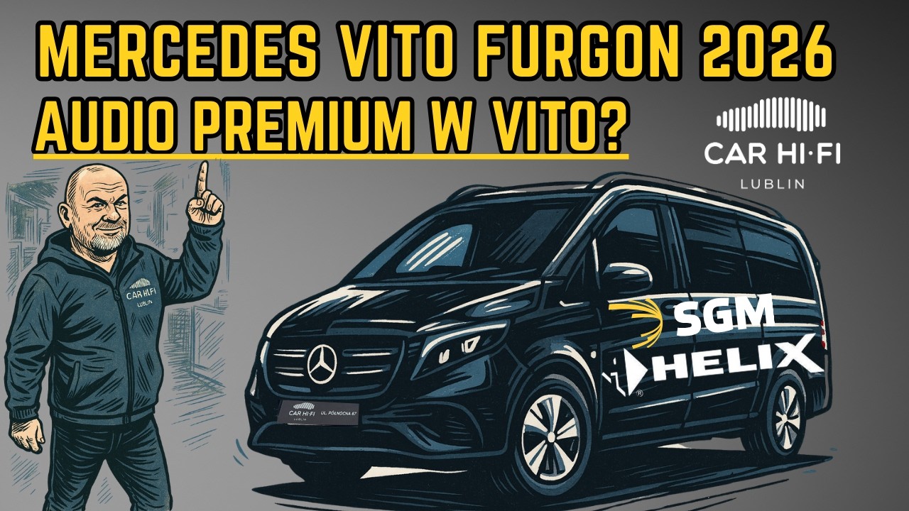 Zrobiliśmy audio do Mercedesa Vito 2026 &mdash; efekt powala!