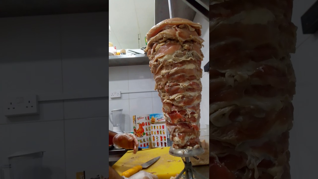 طريقه شك سيخ شاورما الشيف محمود ابوسمره