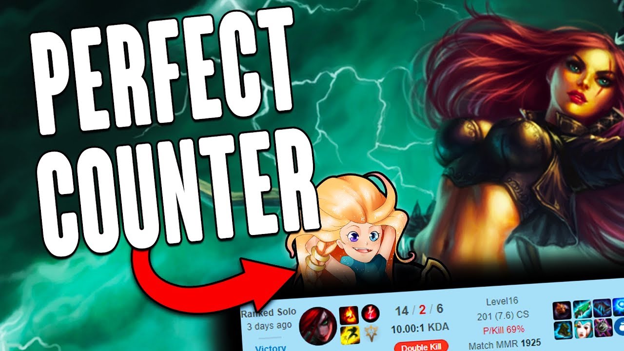 KATARINA IS THE PERFECT ZOE COUNTER! | MONSTER ENERGY SPONSOR ME NOW