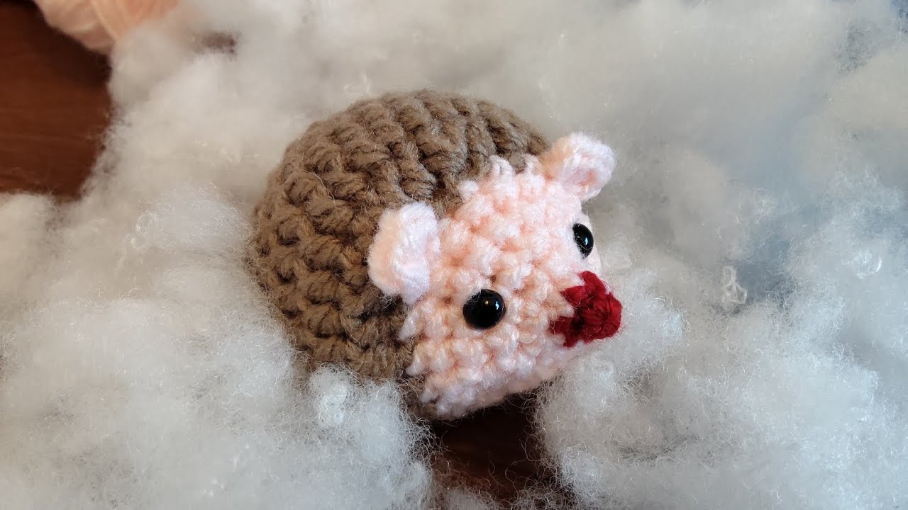 Tuto Bébé hérisson au crochet 