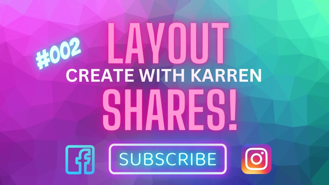 #002 МАКЕТ ДЛЯ СКРАП-БЛОКА ОТ CREATE WITH KARREN