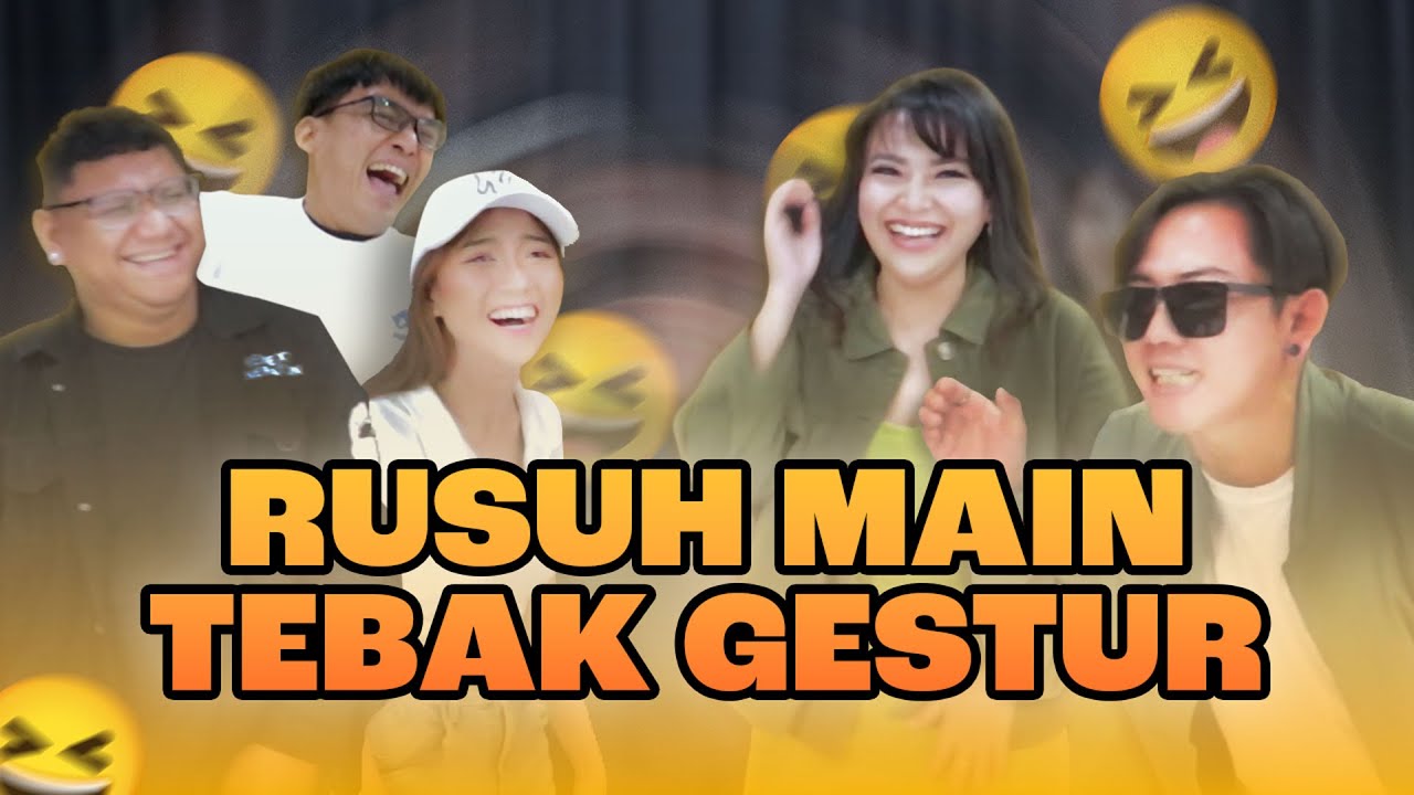 NGAKAK SAMPAI TAHAN KENCING?? MAIN TEBAK GESTURE BARENG MARISHA PUTRI, LUVIA DAN LIGEA
