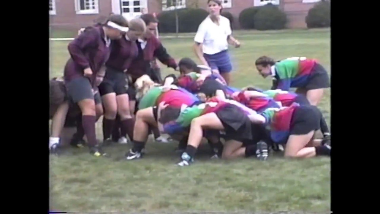 Radford Women's Rugby vs VA Tech on Moffit Quad 1995