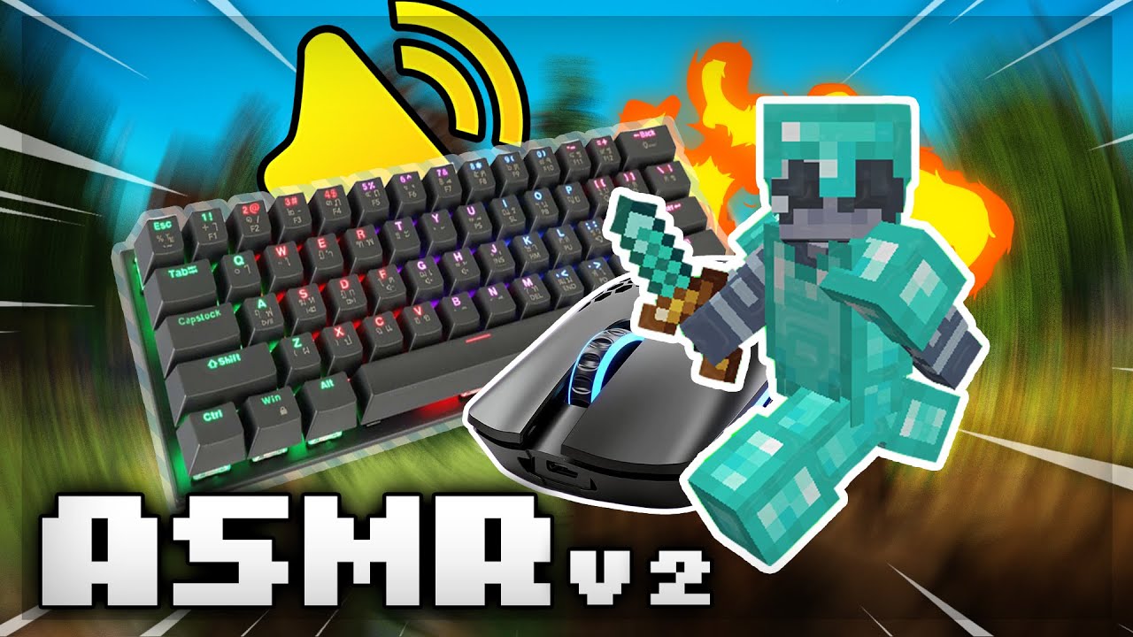 Keyboard + Mouse Sounds ASMR V.2 | The Hive Skywars