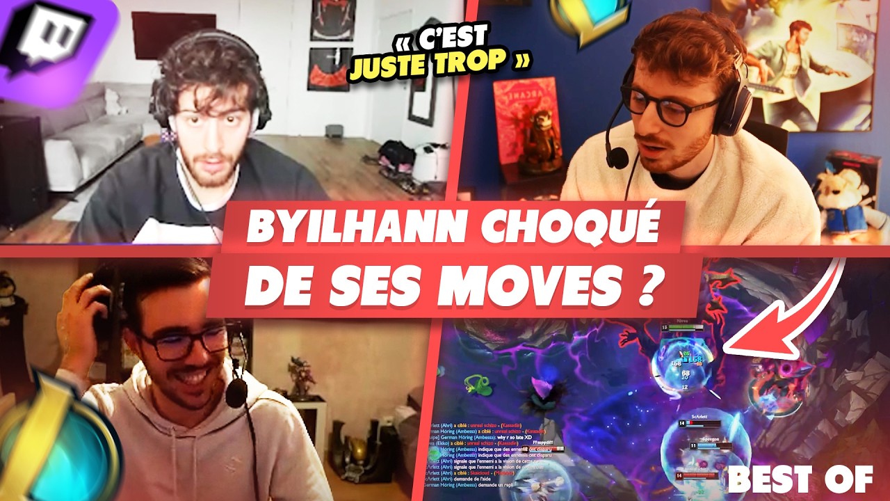 BYILHANN CHOQUÉ DE SES MOVES, TRAYTON CRAINT ADAM - Best Of LoL #1295 Réactions