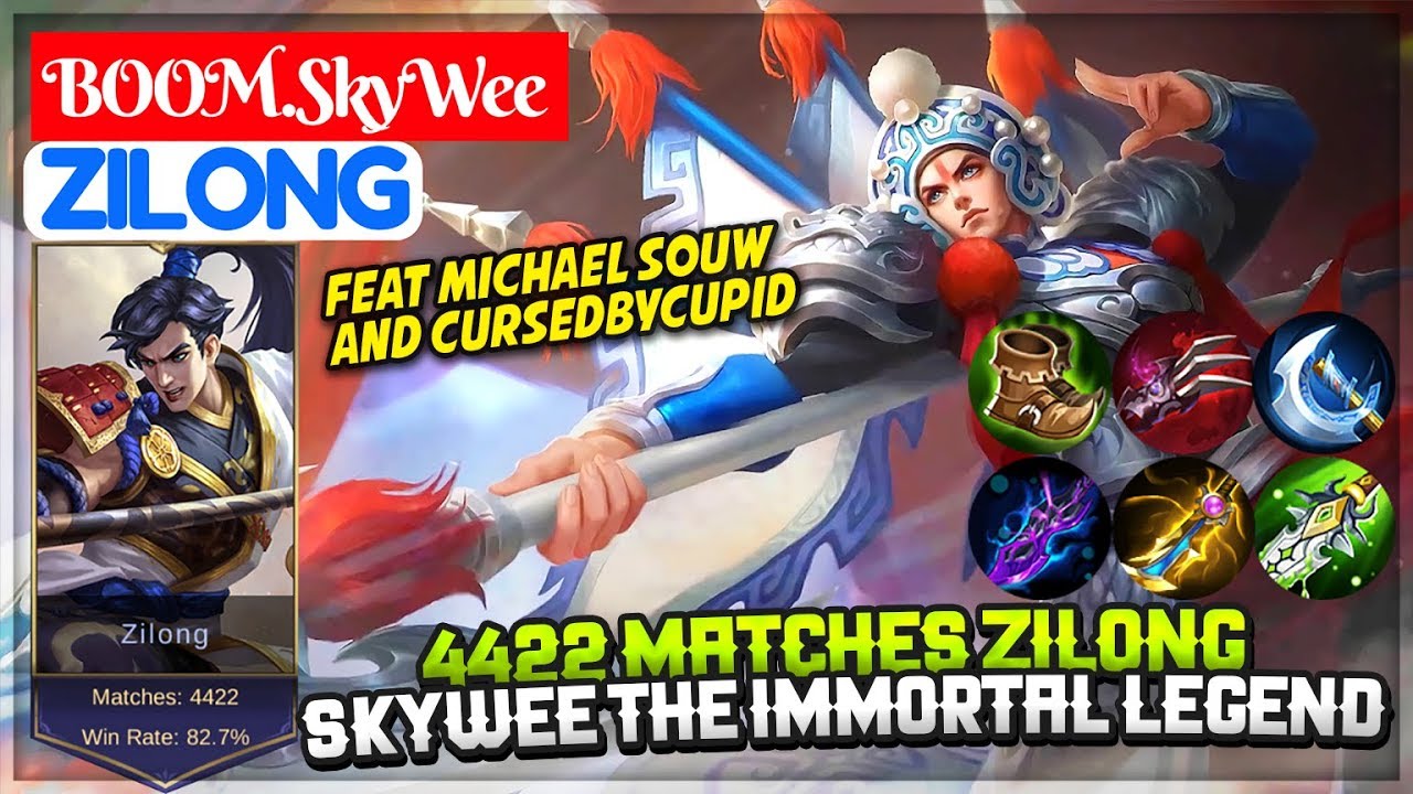4422 Matches Zilong, Skywee The Immortal Legend [ Skywee Zilong ] BOOM.SkyWee Zilong